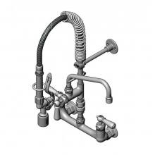 T&S Brass MPY-8WCV-08-CR - Mini-Pre-Rinse unit B-0133 w/ B-0107-C, 8'' Swivel Nozzle, B-0970-Fez Vb, & Ceramas