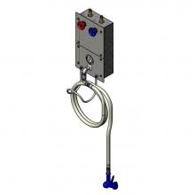 T&S Brass MV-0771-12R-VB - MV-0771-12R Washdown Station w/ B-0962 Vacuum Breakers, Recessed Cabinet