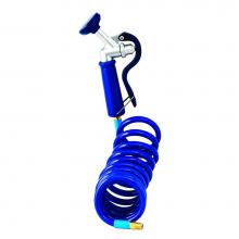 T&S Brass PG-35AV-CH - Pet Grooming Aluminum Angled Spray Valve and Coiled Hose