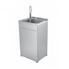 T&S Brass TPS1020-B0205V5 - Portable Sink w/ B-0205-E133X4V5 & 5 Gallon Plastic Container