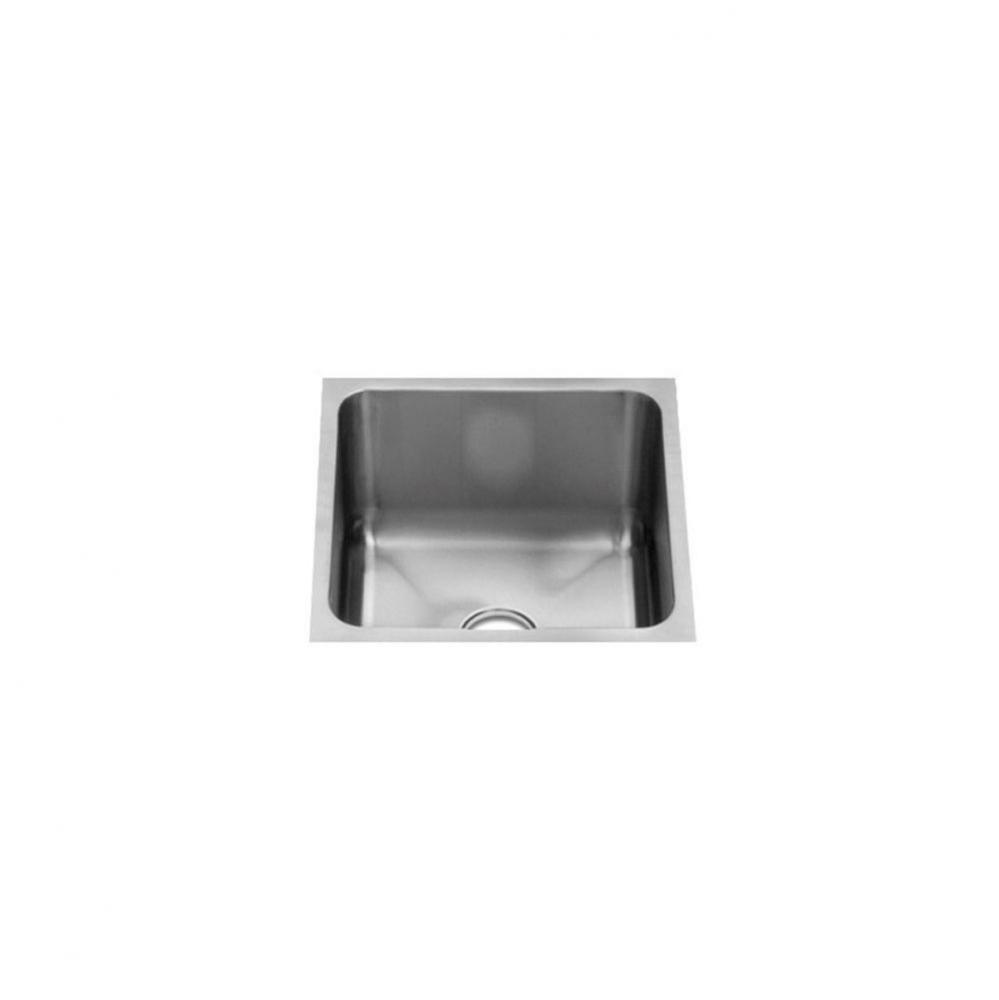 Classic Bar Sink Undermount 2In Drain, Single 12X12X7