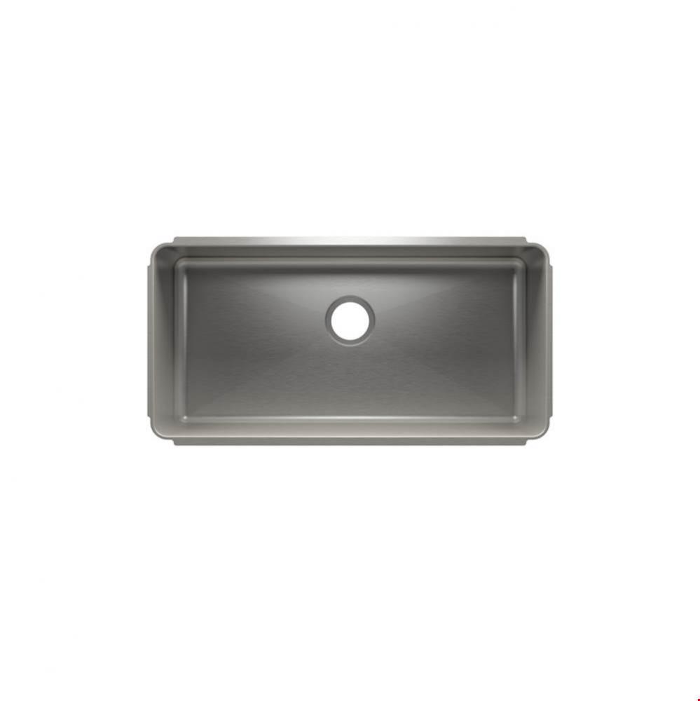 Classic Sink Undermount, Single 33X16X8