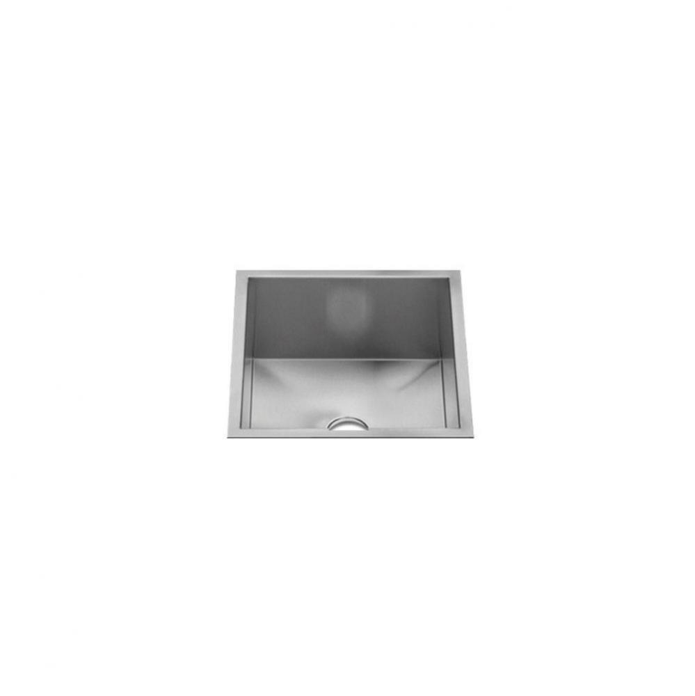 Urbanedge Bar Sink Undermount 2In Drain, Single 15X15X7