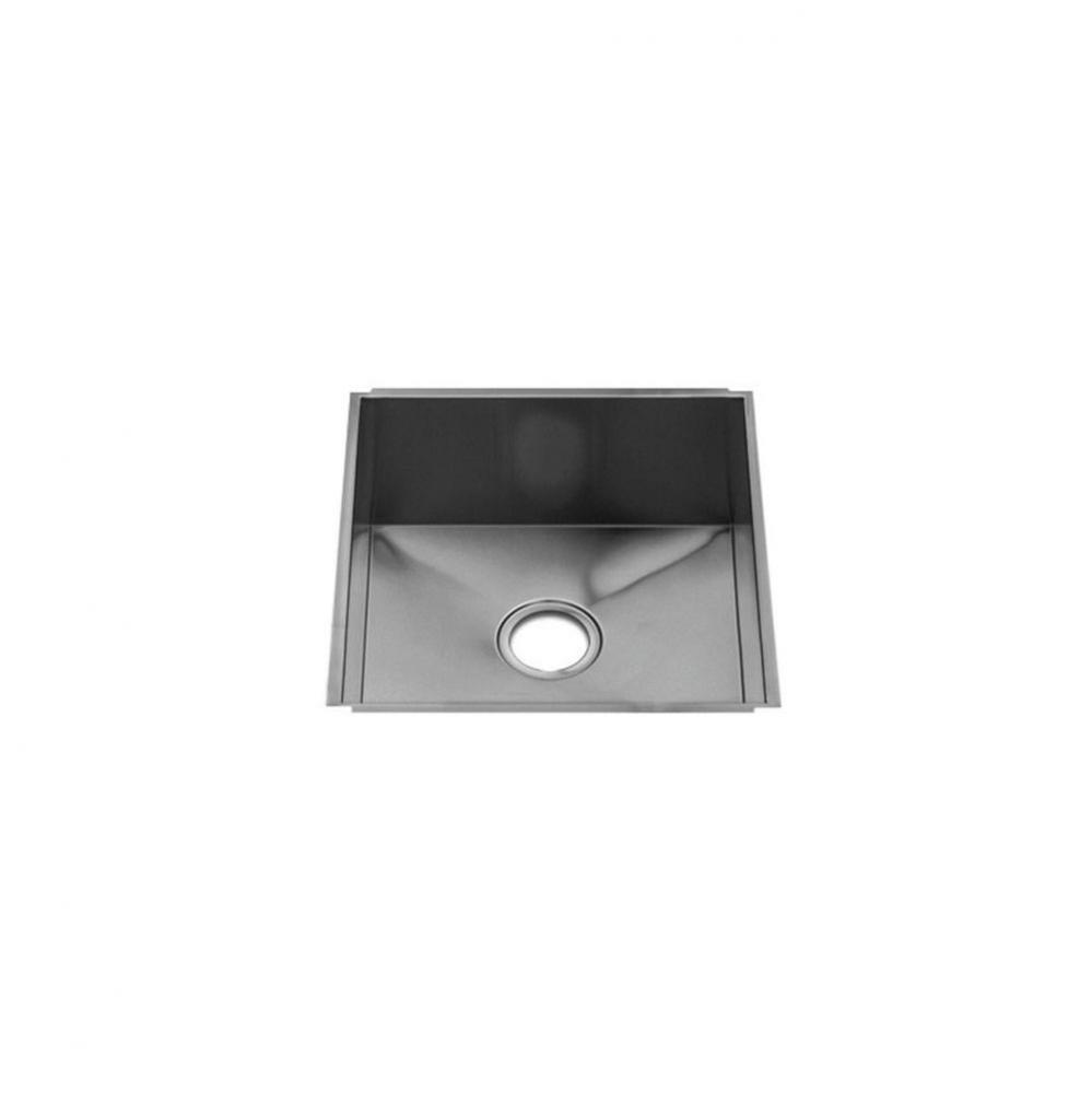 Urbanedge Sink Undermount, Single 18X18X10