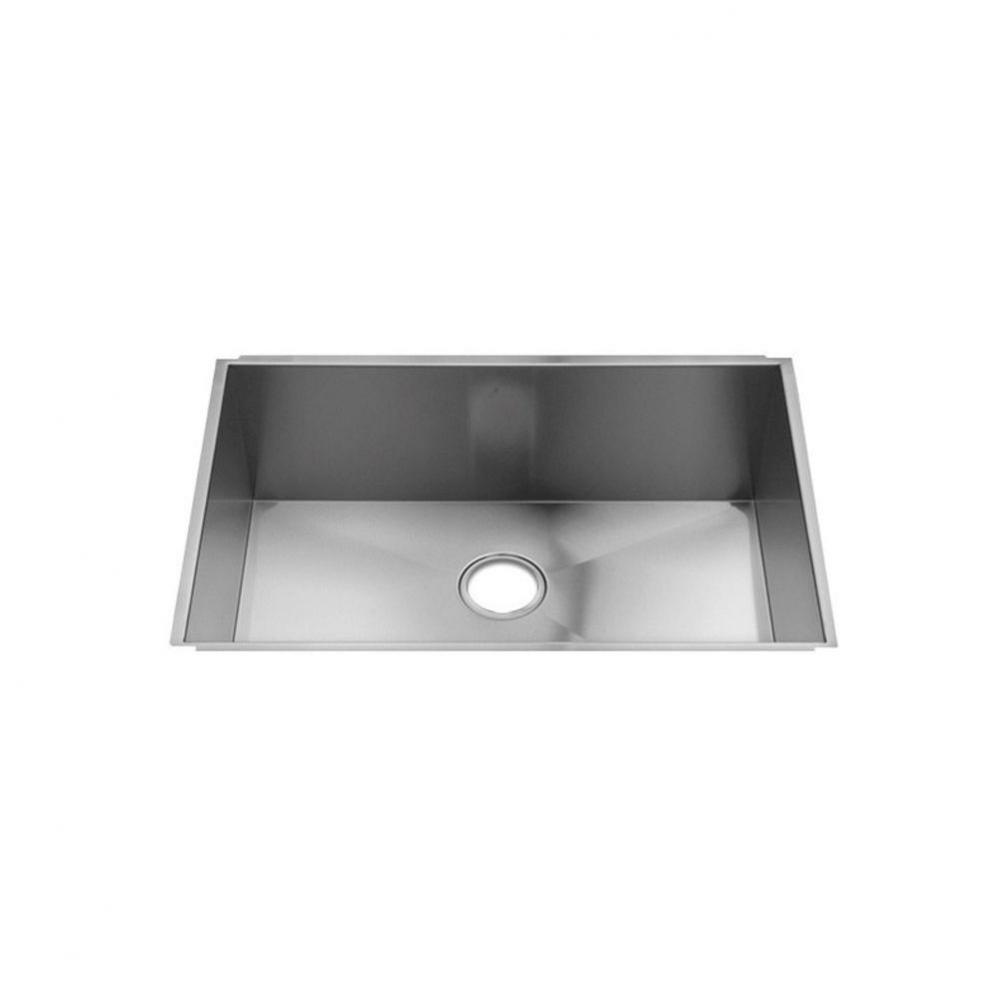 Urbanedge Sink Undermount, Single 27X18X10