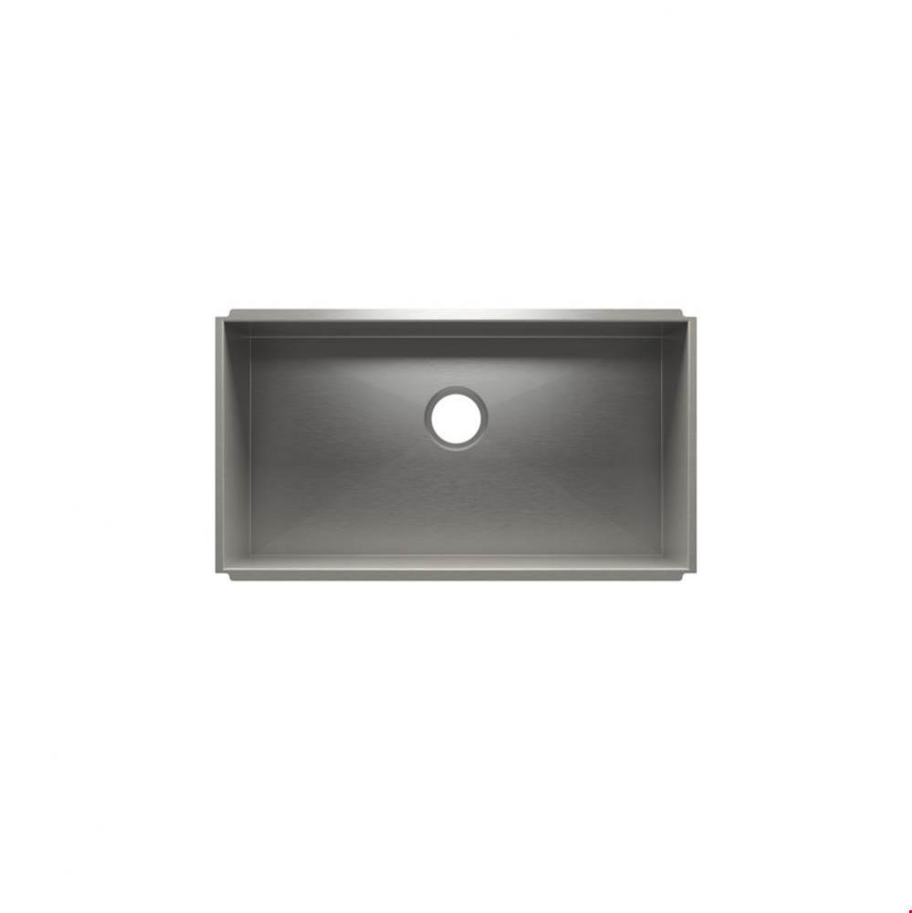 Urbanedge Sink Undermount, Single 33X16X8