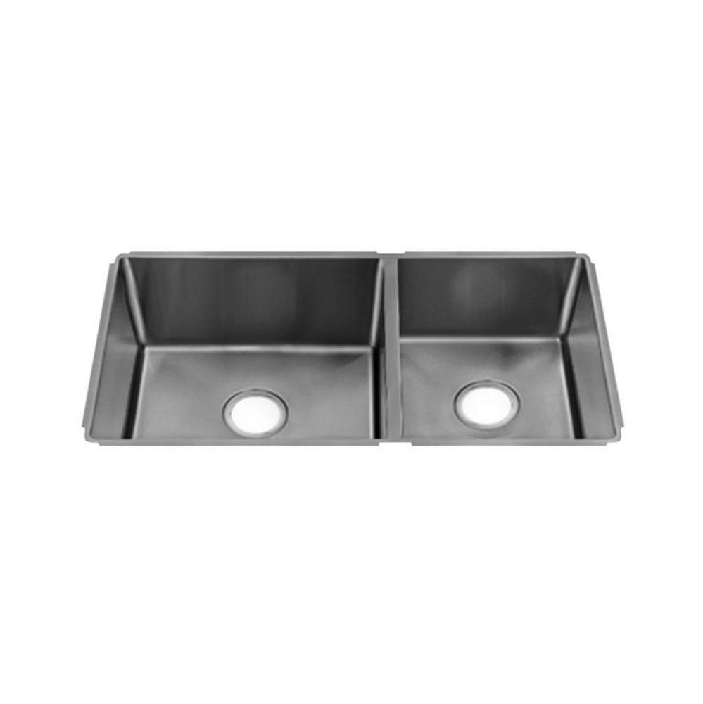 J18 Sink Undermount, Double L18X16X10 R12X16X8