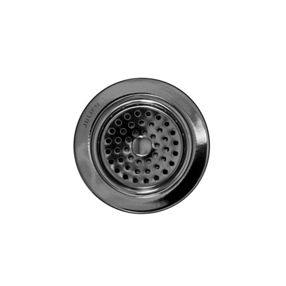 Drain For Ss Sinks, Polished Chrome, Ø3-1/2