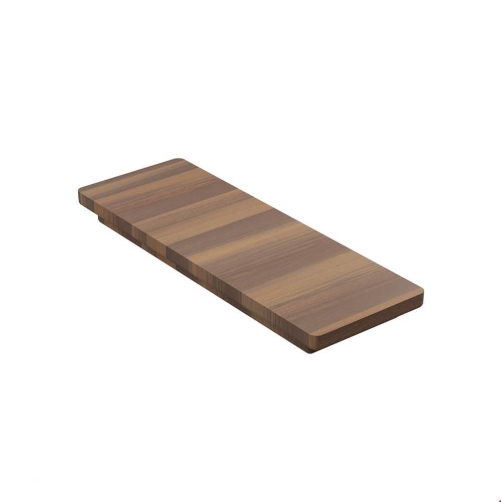 Cutting Board For Fira Sink W/ Ledge, Walnut, 6X17-1/4X1-1/2