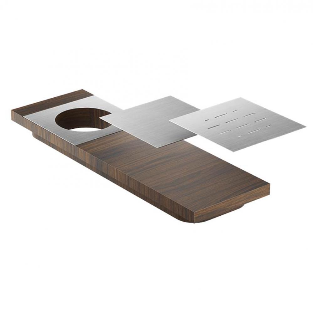 Presentation Board 6'' X 17'' X 1-1/2'' Walnut For Sink 16In