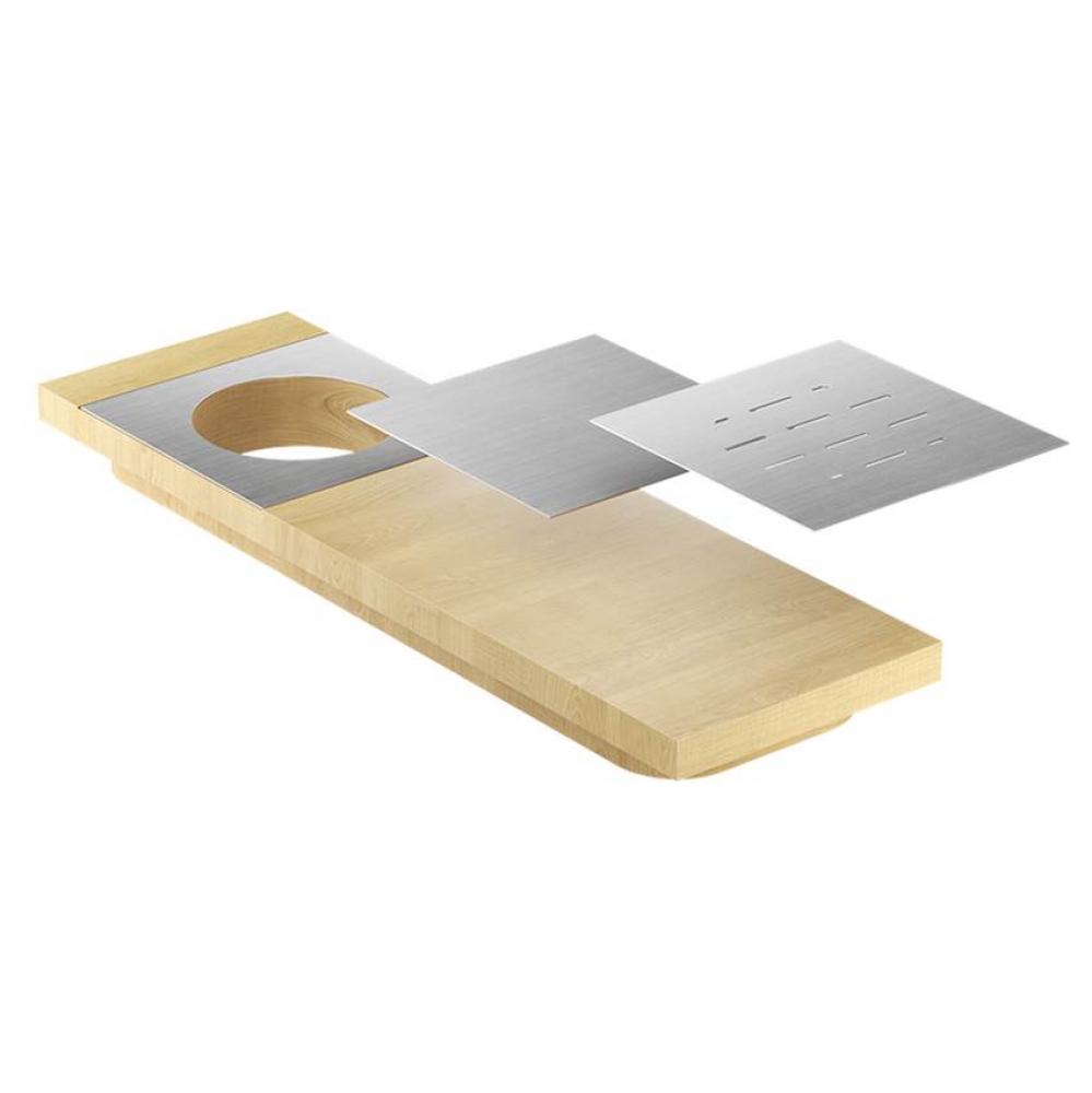 Presentation Board 6'' X 17'' X 1-1/2'' Maple For Sink 16In