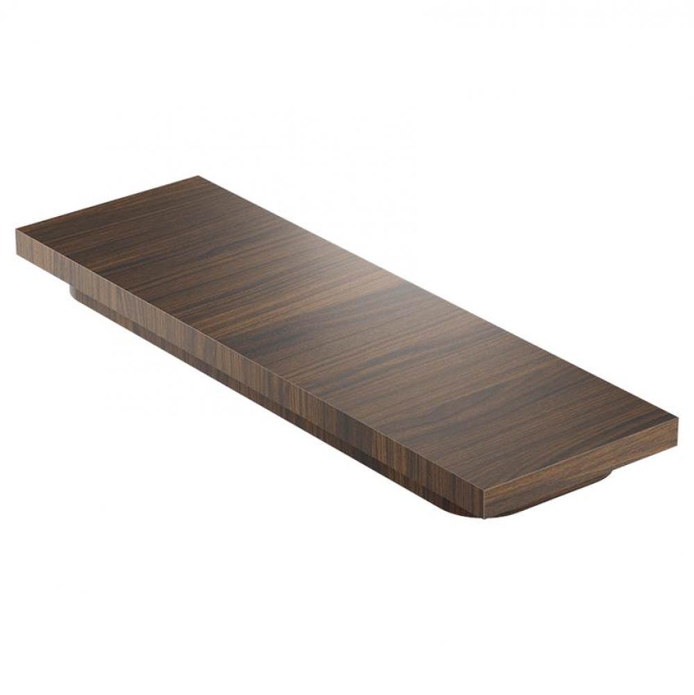 Cutting Board 6'' X 17'' X 1-1/2'' Walnut For Sink 16In