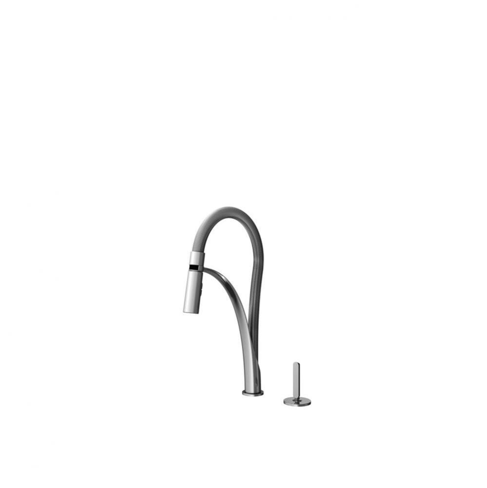 Professional Faucet W/ Remote Lever Abyss, Polished Chrome