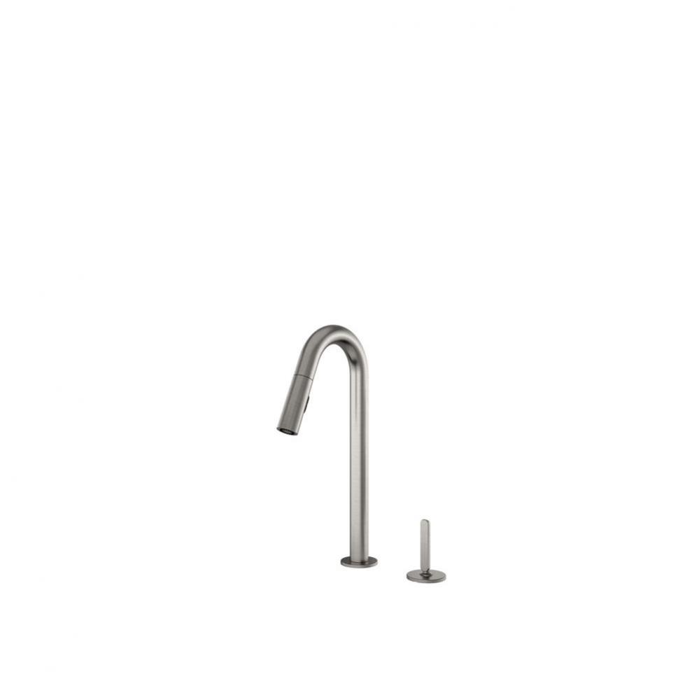 Pull-Down Faucet W/ Remote Lever Apex, Polished Chrome