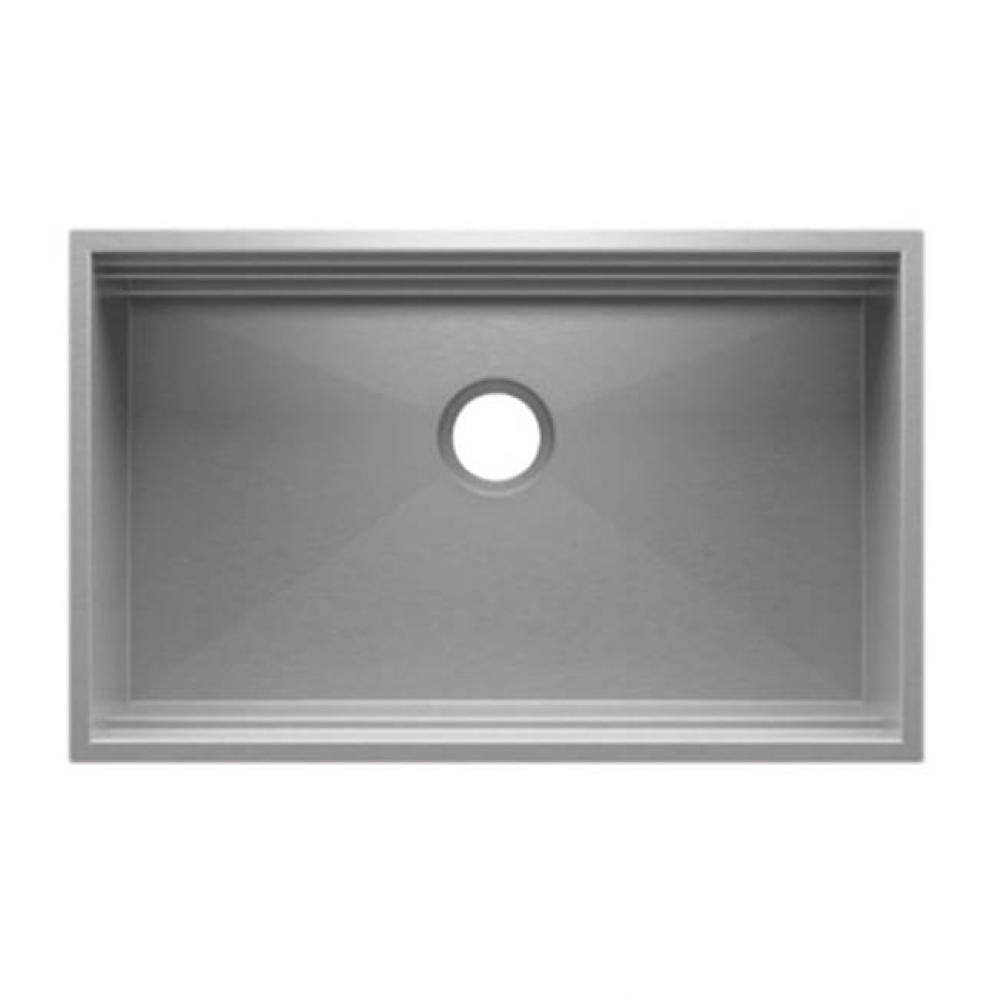 Smartstation Sink Reveal Undermount, No Acc., Single 30X17X10