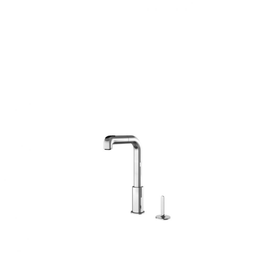 Pull-Out Faucet W/ Remote Lever Latitude, Polished Chrome