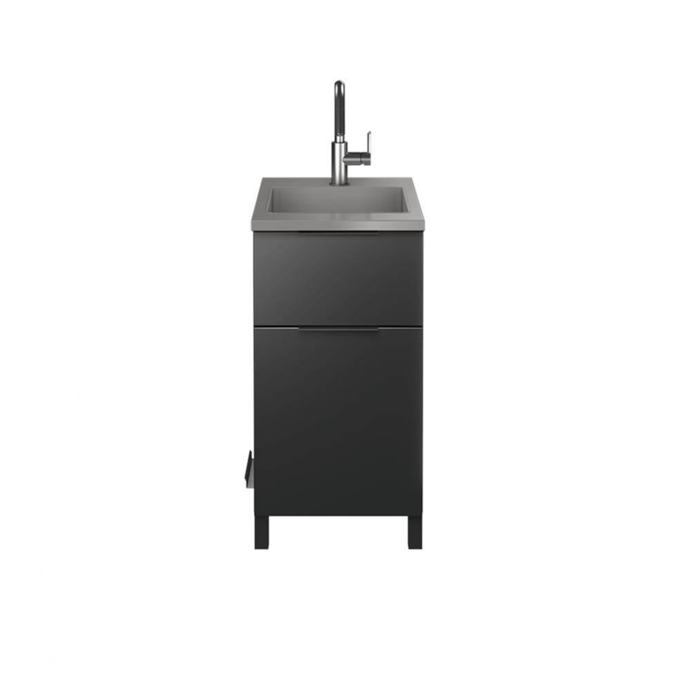 Essence Self-Standing Sink Cabinet, Onyx, 18'' X 36'' X 24''