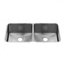 Home Refinements by Julien 003238 - Classic Sink Undermount, Double L18X18X10 R18X18X10