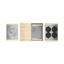 Home Refinements by Julien 005415 - Smartstation Kit, Undermount Sink, Maple Acc., Single 24X18X10
