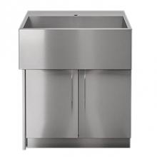 Home Refinements by Julien HROK-SSSC-800065 - PURE Sink Cabinet SocialCorner Left 30in 2Doors