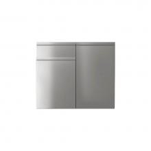 Home Refinements by Julien HROK-ST-806232 - LINE Built-in Storage door, small drawer & Recycle Unit 36''