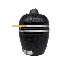 Home Refinements by Julien HR-GRC21-BK - Ceramic Charcoal Grill Black / With Or Outdoor Kitchen Order