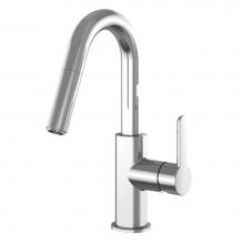 Home Refinements by Julien 306202 - Pull-Down Bar Faucet Apex Prep, Polished Chrome