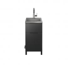 Home Refinements by Julien HR-ESSB18-NX - Essence Self-Standing Sink Cabinet, Onyx, 18'' X 36'' X 24''