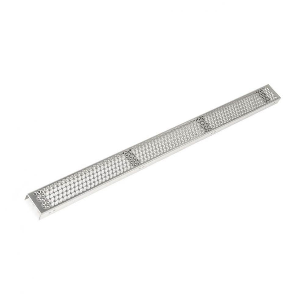 60'' Perforated Marc Newson Grate for FXMN 65/FFMN 65/FCBMN 65/FCSMN 65/FTMN 65 in Satin