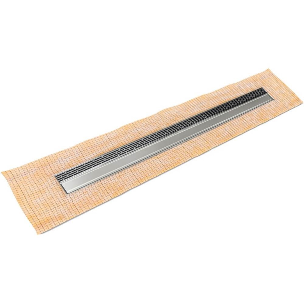 48'' FCS Series Complete Kit with 1 1/2'' Perforated Offset Slot Grate in Sati