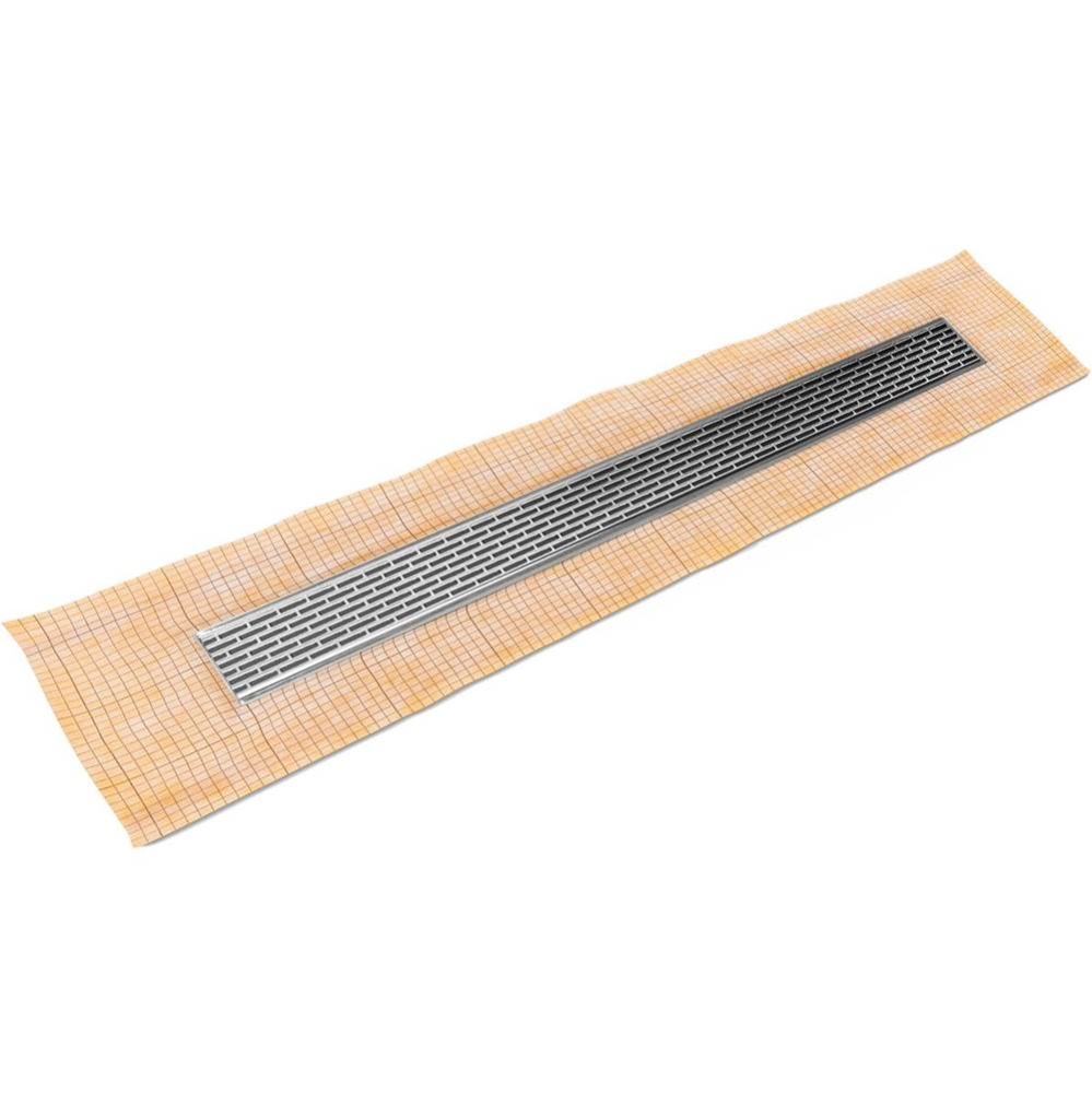 24'' FCS Series Complete Kit with 2 1/2'' Perforated Offset Slot Grate in Poli