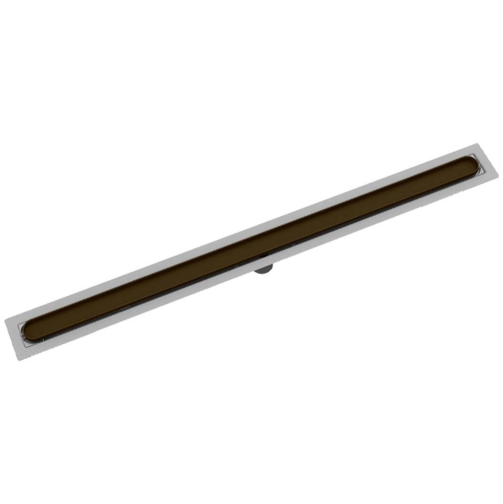 48'' FF Series Complete Kit with Discorectangle Tile Insert Frame in Oil Rubbed Bronze