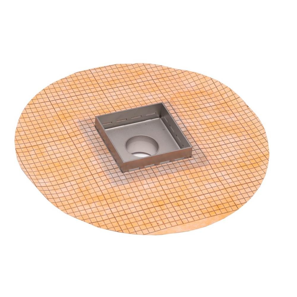 5'' x 5'' Stainless Steel 2” Throat only with Factory Applied Schluter®