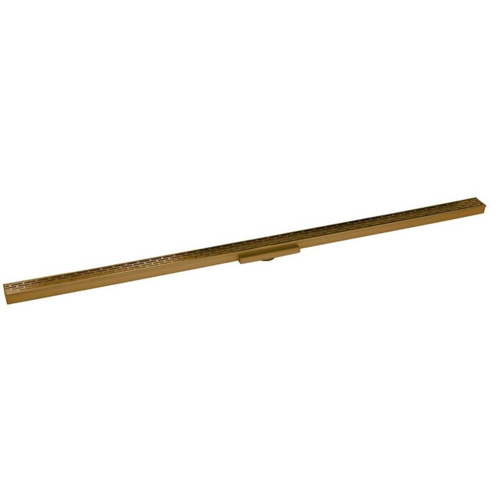 42'' FX Series Complete Kit with Perforated Offset Slot Grate in Satin Bronze