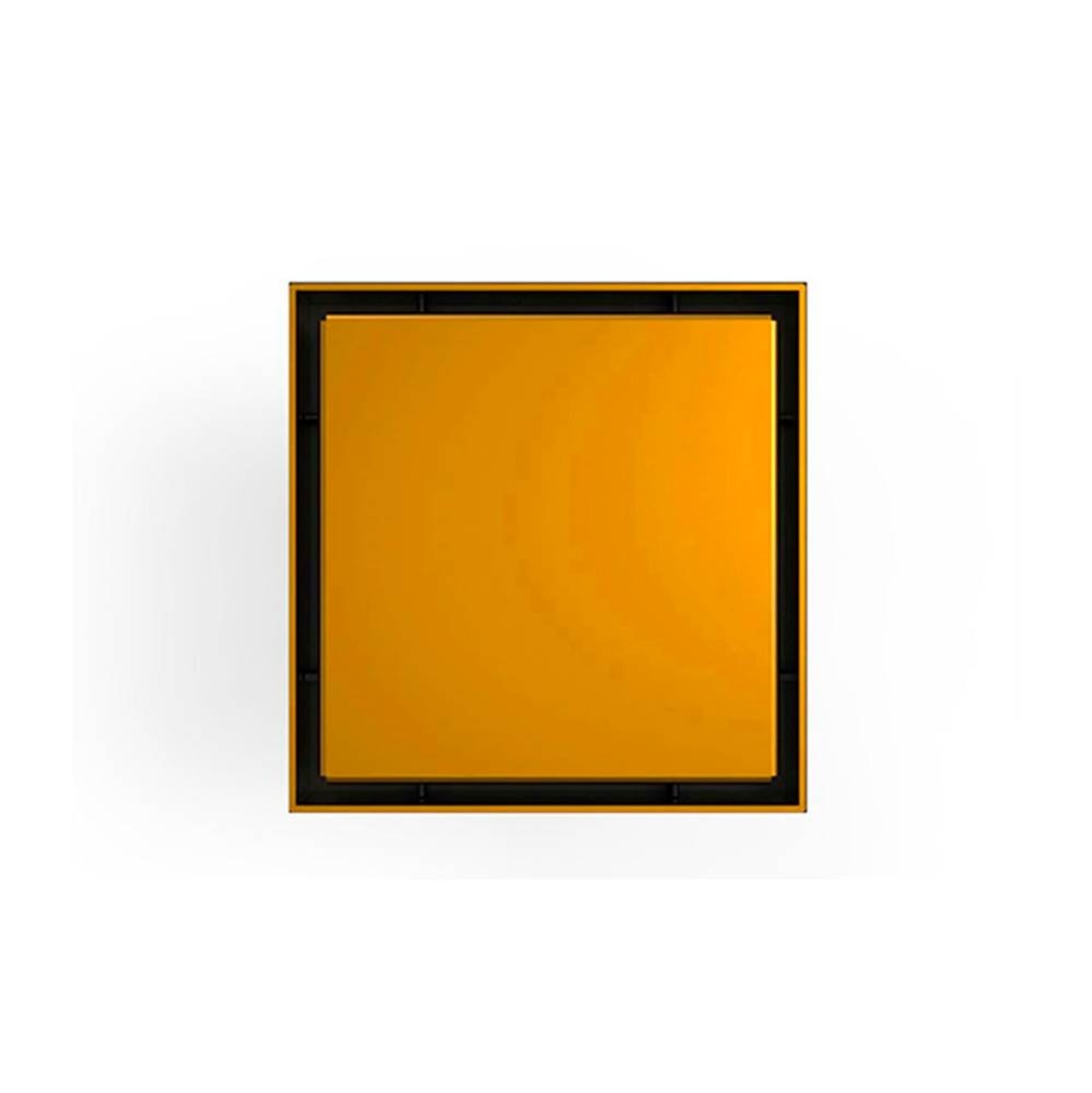 5'' x 5'' LSD 5 Solid Style Complete Kit in Polished Gold with Stainless Steel