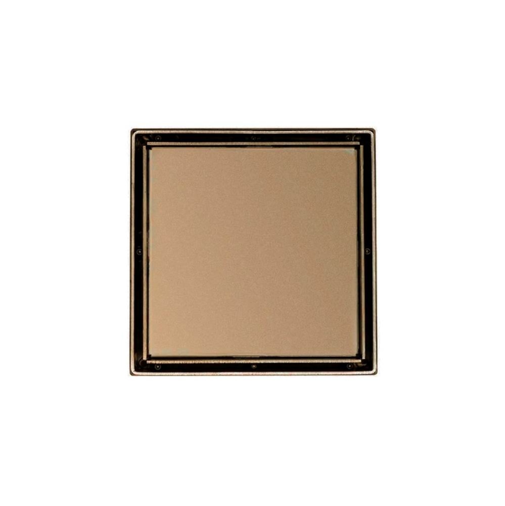 5'' x 5'' LTD 5 Tile Insert Complete Kit in Satin Champagne with Stainless Ste