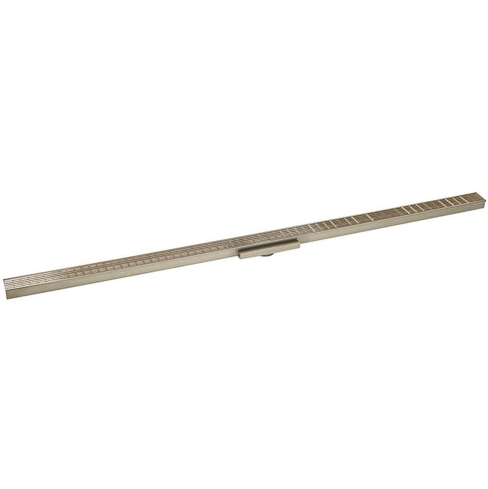 96'' S-Stainless Steel Series Complete Kit with 1 1/2'' Wedge Wire Grate in Sa