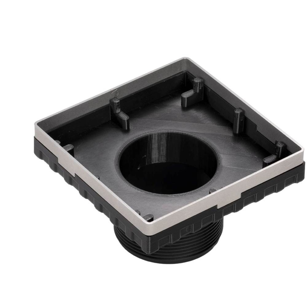 4''x4'' 2'' ABS Throat in Satin Stainless