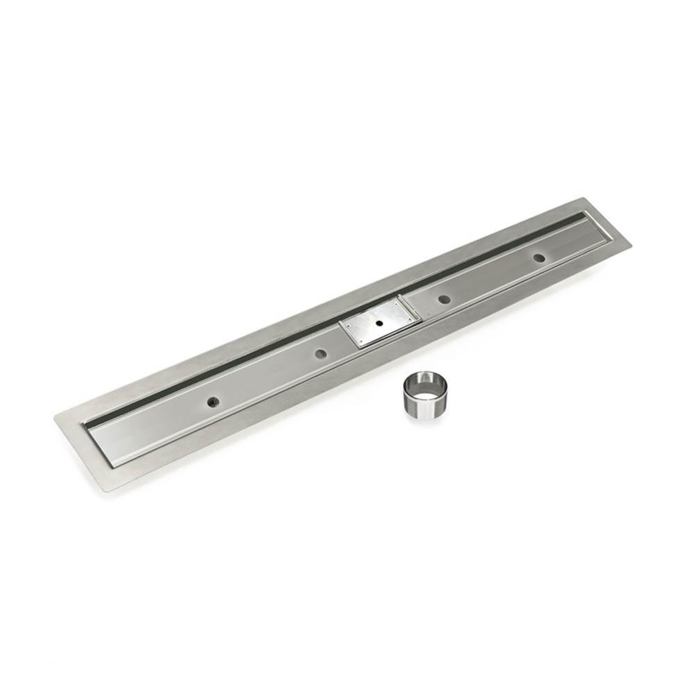 60'' Slot Drain Channel only for FCB Series with 2'' Threaded Outlet