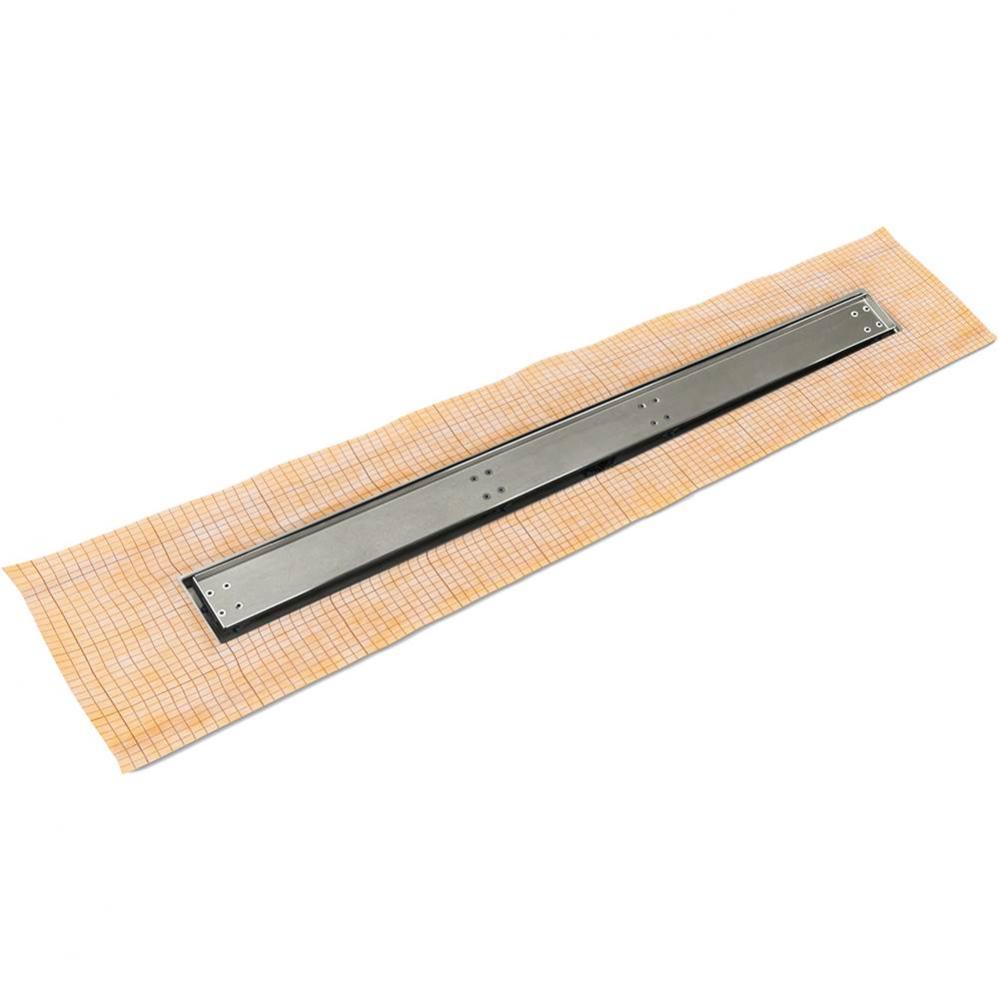 48'' FCS Series Complete Kit with Tile Insert Frame in Polished Stainless