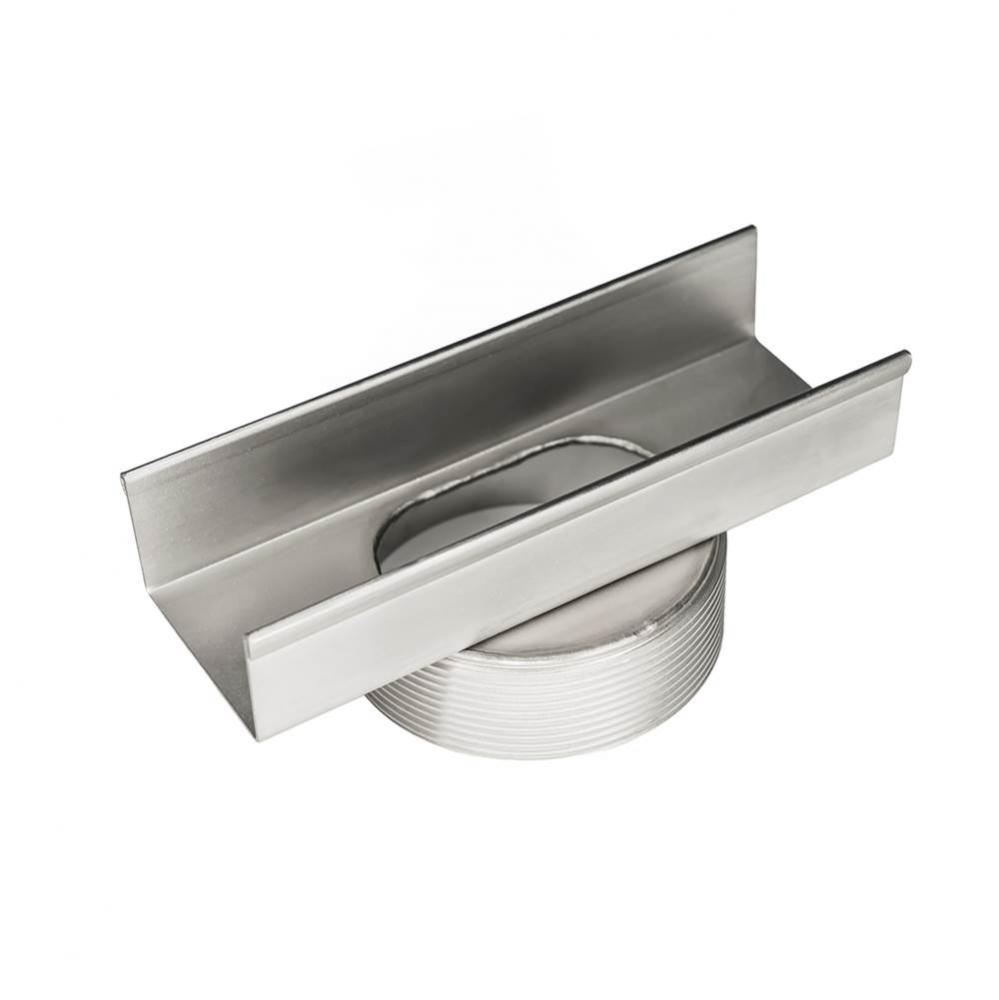 8'' Stainless Steel High Flow Outlet Section for S-TIFAS 99 Series in Satin Stainless wi