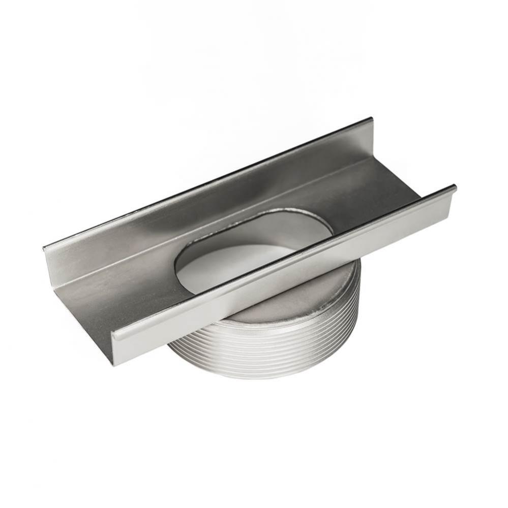 8'' Stainless Steel High Flow Outlet Section for S-AS 99/S-LTIFAS 99 Series in Satin Sta