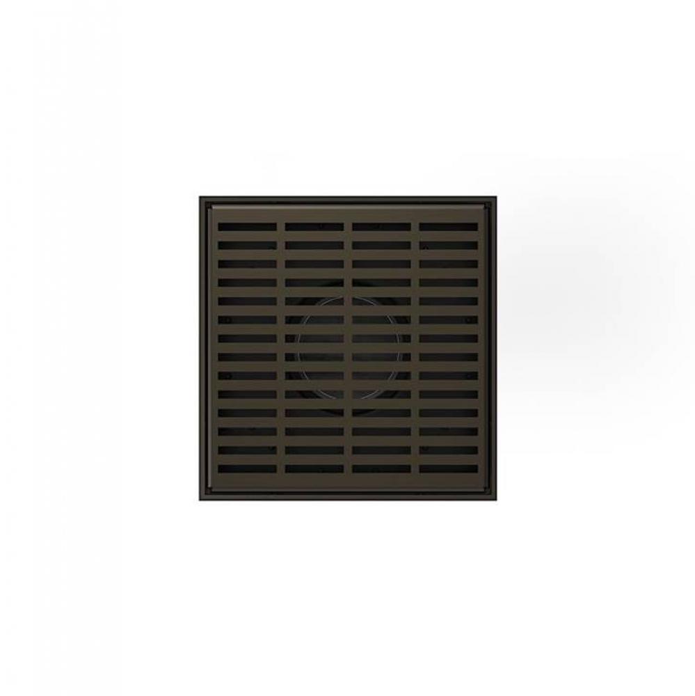 5'' x 5'' LND 5 Slotted Pattern Complete Kit in Oil Rubbed Bronze with Stainle