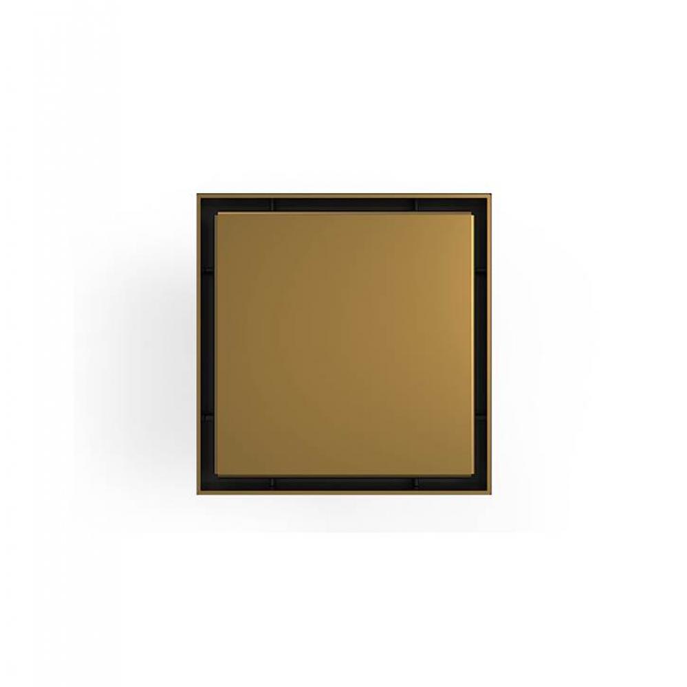 5'' x 5'' LSD 5 Solid Style Complete Kit in Satin Bronze with Stainless Steel
