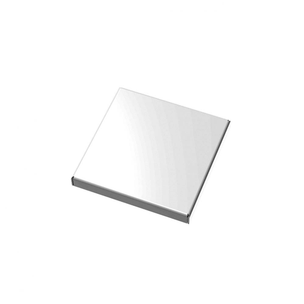 5''x5'' LS5 Solid Style Top Plate in Polished Stainless Steel