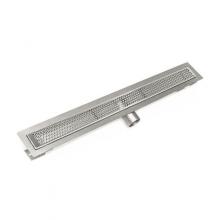Infinity Drain FTMN 6548 SS - 48'' FT Series Complete Kit with 2 1/2'' Marc Newson Grate in Satin Stainless