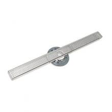 Infinity Drain SDGAS 9936-A SS - 36'' S-Stainless Steel Series High Flow Complete Kit with 2 1/2'' Perforated C