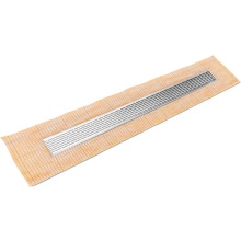 Infinity Drain FCSLT 6524 MW - 24'' FCS Series Complete Kit with 2 1/2'' Perforated Offset Slot Grate in Matt
