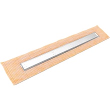 Infinity Drain FCSTAF 6548 MW - 48'' FCS Series Complete Kit with Tile Insert Frame in Matte White