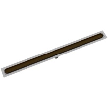 Infinity Drain FFDTIF 6548 ORB - 48'' FF Series Complete Kit with Discorectangle Tile Insert Frame in Oil Rubbed Bronze